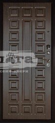 Сейф-дверь 2П Триумф Венге тисненый/Сенатор Венге